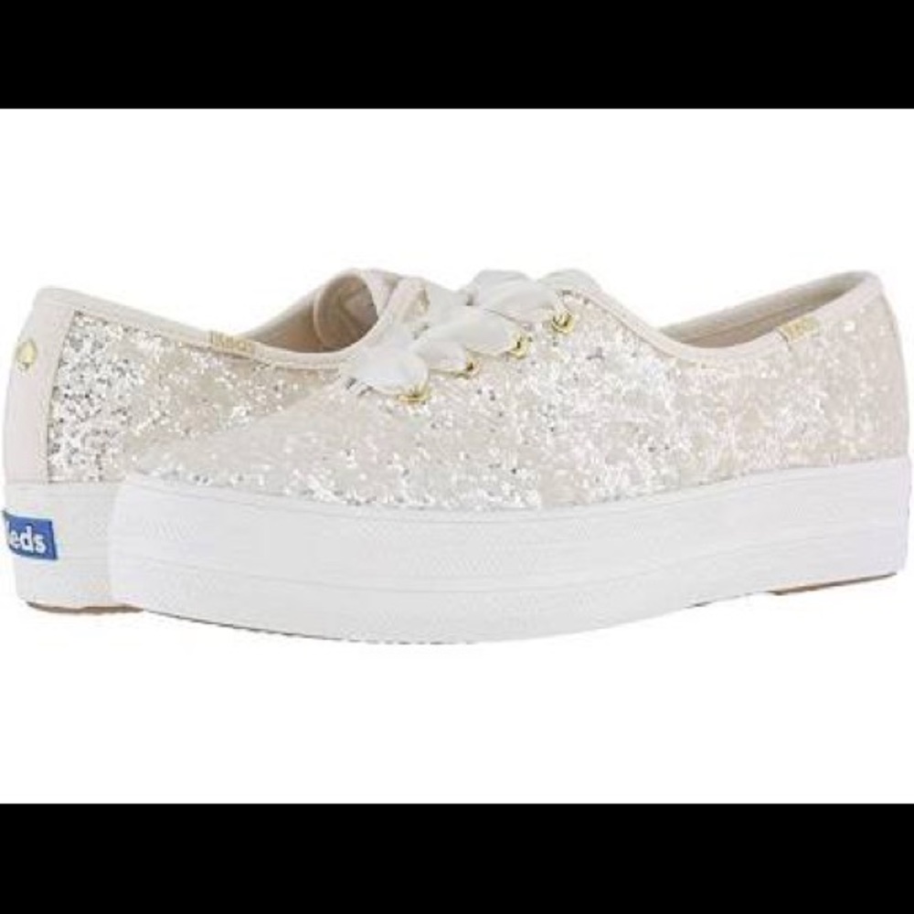 Kate Spade Triple Decker Glitter Sneakers